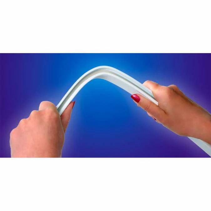 Bendi Curtain Track - Chrome - Euroshowers 2 Bendi Curtain Track - Chrome - Euroshowers - Image 2