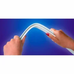 Bendi Curtain Track - White - Euroshowers -Burling Shower Shop 688 10 Flexi hand boj web 1200x1200px