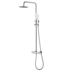 Niagara Equate Round Chrome Thermostatic Dual Head Shower Set 4 Niagara Equate Round Chrome Thermostatic Dual Head Shower Set -Burling Shower Shop 9301