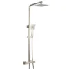 Niagara Observa Nickel Square Twin Shower Head Set
