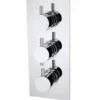 Niagara Equate Round Chrome Triple Concealed Shower Valve
