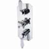 Niagara Arlington Chrome Traditional Triple Concealed Shower Valve - Two Outlets