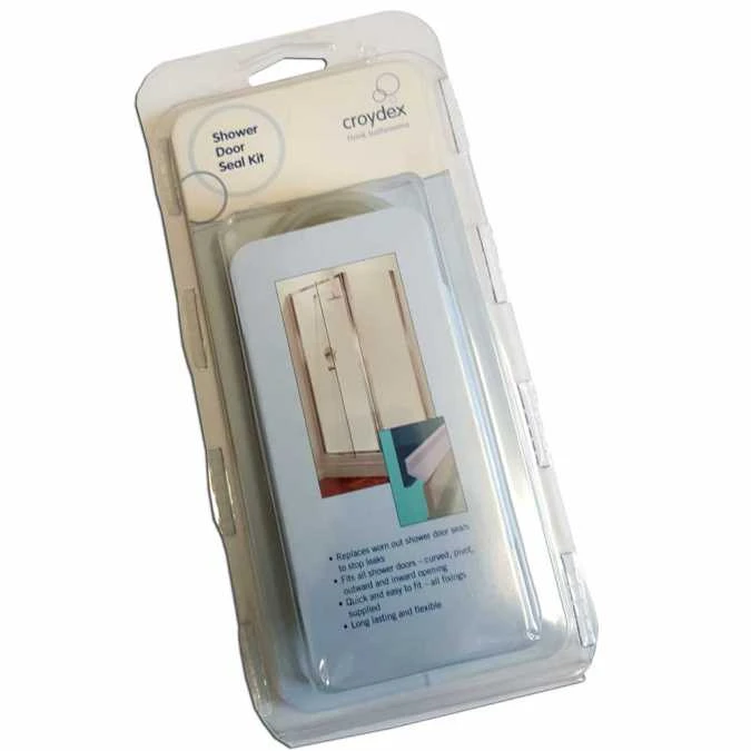 Croydex Universal Shower Door Seal Kit - AM160532 1 Croydex Universal Shower Door Seal Kit - AM160532