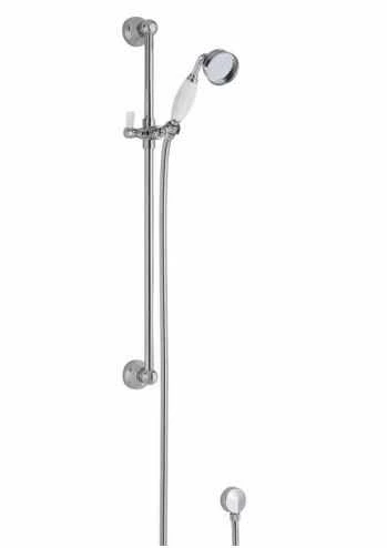 Bayswater Traditional Slider Rail Kit - White & Chrome 1 Bayswater Traditional Slider Rail Kit - White & Chrome