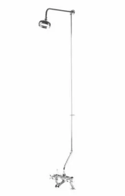 Bayswater Traditional Rigid Riser Kit For Bath Shower Mixer Tap