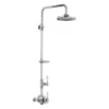Burlington Stour Exposed Traditional Shower With Rigid Riser & Fixed Head - BF2S