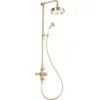 Bali Thermostatic Shower Kit - Brushed Brass