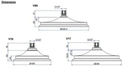 Burlington Severn Concealed 3 Control Shower, Hose & Handset - VF3S 7 Burlington Severn Concealed 3 Control Shower, Hose & Handset - VF3S -Burling Shower Shop Burlington shower head tech