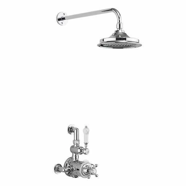 Burlington Avon Exposed Traditional Thermostatic Shower Fixed Head - AF1S 1 Burlington Avon Exposed Traditional Thermostatic Shower Fixed Head - AF1S