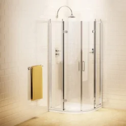 Burlington Quadrant Shower Enclosure 800 X 800mm Outward Opening Doors
