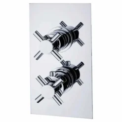 Niagara Carter Chrome Twin Concealed Shower Valve - Single Outlet