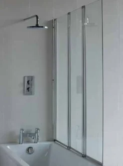 Cleargreen Three Fold Panel Bath Screen 1450 X 1185mm