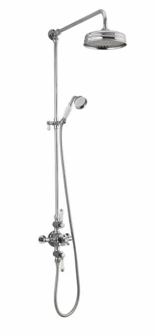 Holborn Shaftsbury Traditional Chrome Shower Column 1 Holborn Shaftsbury Traditional Chrome Shower Column