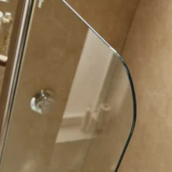 Sommer Extended Radius Over Bath Screen With Fixed Panel 6 Sommer Extended Radius Over Bath Screen With Fixed Panel -Burling Shower Shop Glass detail RT