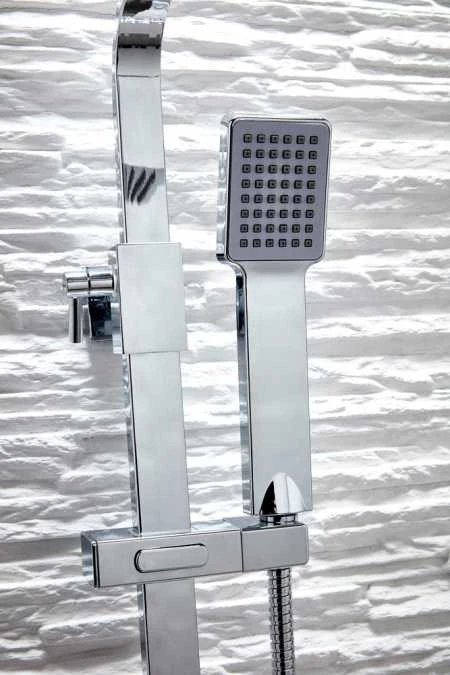 Scudo Elliott Square Dual Head Rigid Riser Shower 6 Scudo Elliott Square Dual Head Rigid Riser Shower - Image 6