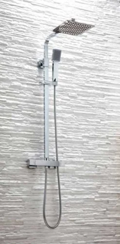 Scudo Elliott Square Dual Head Rigid Riser Shower 9 Scudo Elliott Square Dual Head Rigid Riser Shower -Burling Shower Shop HBS Shower003 small