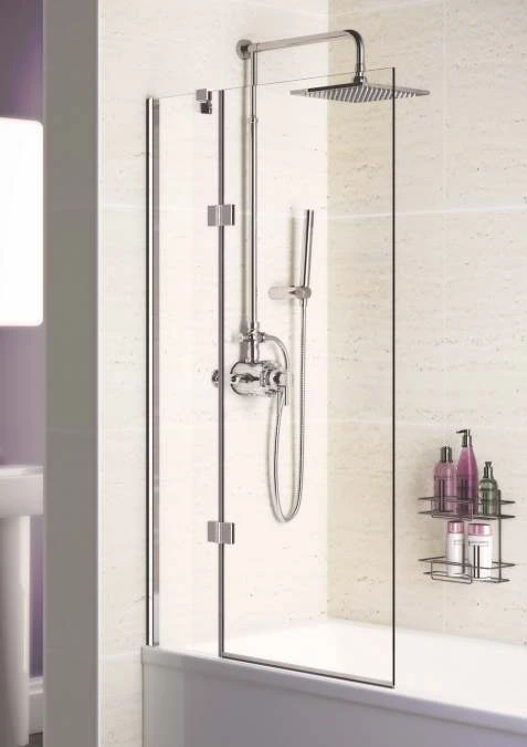 Lakes Bathrooms Hinged Bath Screen - 1000 - 1015 X 1500mm - Silver 1 Lakes Bathrooms Hinged Bath Screen - 1000 - 1015 X 1500mm - Silver