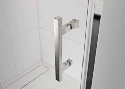 Roman Innov8 Hinged Door With In-Line Panel 1000mm For Alcove Fitting 7 Roman Innov8 Hinged Door With In-Line Panel 1000mm For Alcove Fitting -Burling Shower Shop Innov8 handle