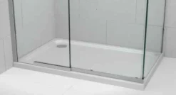 Kudos Pinnacle 8 760mm Hinged Shower Door For Recess - Left Hand 7 Kudos Pinnacle 8 760mm Hinged Shower Door For Recess - Left Hand -Burling Shower Shop Kudos Kstone Shower Tray Image