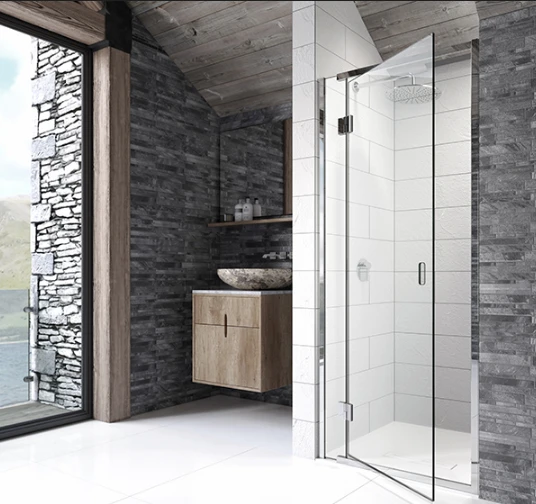 Kudos Pinnacle 8 1200mm Hinged Shower Door For Recess - Left Hand - Image 2