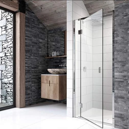 Kudos Pinnacle 8 1000mm Hinged Shower Door For Recess - Left Hand 1 Kudos Pinnacle 8 1000mm Hinged Shower Door For Recess - Left Hand