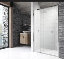 Kudos Pinnacle 8 1100mm Sliding Shower Door For Recess -Burling Shower Shop Kudos Pinnacle 8 Sliding Door for Recess Shower Enclosure 1 1
