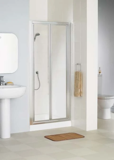 Lakes Classic 800 Semi-Frameless Bifold Shower Door 1 Lakes Classic 800 Semi-Frameless Bifold Shower Door