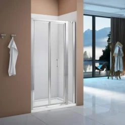 Merlyn Vivid Boost 1000mm Bi-fold Door -Burling Shower Shop MER BOOST BIFOLD 2 RM 1156x742 1