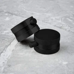 Scudo Core Matt Black Round Handle, Built-in Shower Valve Handset & Wall Mounted Head 5 Scudo Core Matt Black Round Handle, Built-in Shower Valve Handset & Wall Mounted Head -Burling Shower Shop NU 023 Lifestyle 1