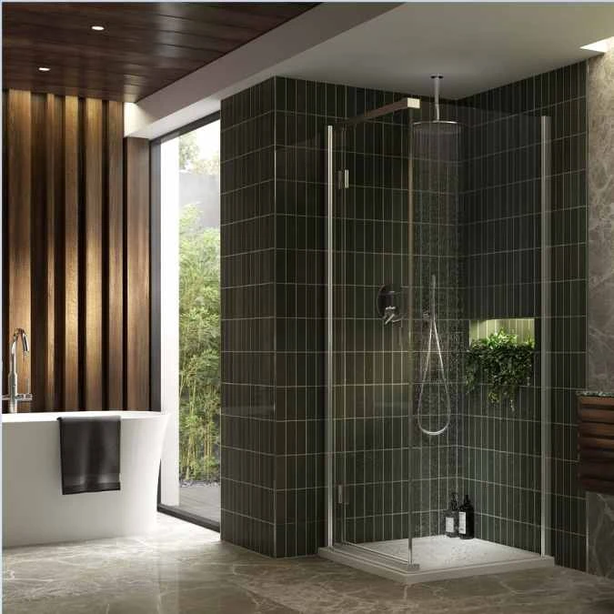 Kudos Pinnacle 8 760mm Hinged Shower Door For Corner - Left Hand 6 Kudos Pinnacle 8 760mm Hinged Shower Door For Corner - Left Hand - Image 6