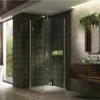 Kudos Pinnacle 8 1000mm Hinged Shower Door For Corner - Left Hand