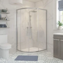 Prime 900 X 760mm 2 Door Offset Quadrant Shower Enclosure