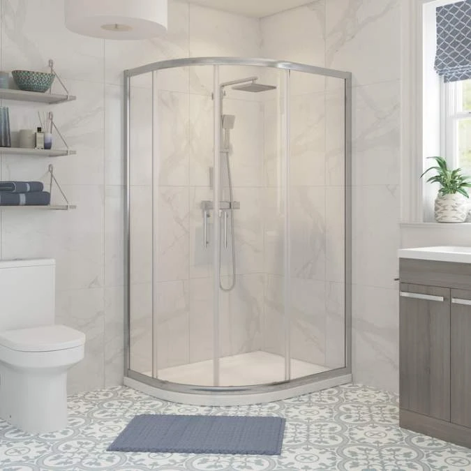 Prime 1200 X 900mm 2 Door Offset Quadrant Shower Enclosure 1 Prime 1200 X 900mm 2 Door Offset Quadrant Shower Enclosure