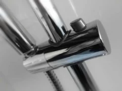 Vidalux Pure E 1000 Shower Cabin 1000 X 1000mm With Triton Electric Shower 22 Vidalux Pure E 1000 Shower Cabin 1000 X 1000mm With Triton Electric Shower -Burling Shower Shop Pure White Rail