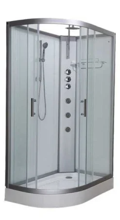 Vidalux Pure 1200 Hydro Massage Shower Cabin - 1200 X 800mm - Right Handed - White 25 Vidalux Pure 1200 Hydro Massage Shower Cabin - 1200 X 800mm - Right Handed - White -Burling Shower Shop Pure right Copy