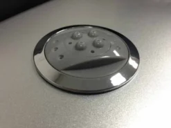 Vidalux Pure 1000 Hydro Massage Shower Cabin - 1000 X 1000mm - Black Glass 6 Vidalux Pure 1000 Hydro Massage Shower Cabin - 1000 X 1000mm - Black Glass -Burling Shower Shop Pure Mirror Body Jet 2