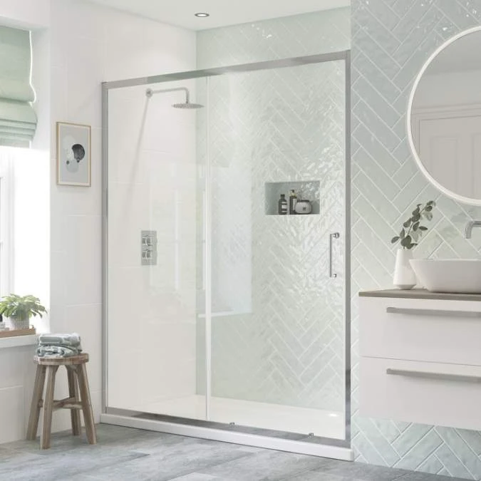 Relax 1700mm Sliding Shower Door 1 Relax 1700mm Sliding Shower Door