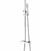 Ripley Square Thermostatic Dual Head Shower Set - Chrome - Signature