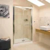 Bi-Fold Shower Door - 900 - Silver - Roman Embrace