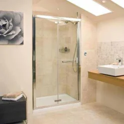 Bi-Fold Shower Door - 900 - Silver - Roman Embrace