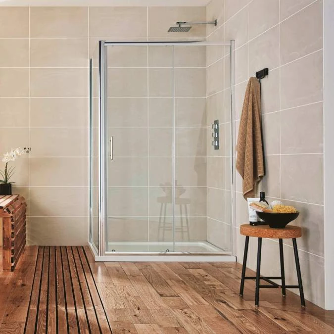Scudo S6 Sliding Shower Door - 1200mm 1 Scudo S6 Sliding Shower Door - 1200mm
