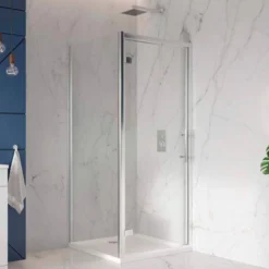 Scudo S8 Hinged Shower Door Enclosure - 700mm