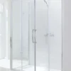Lakes 1500mm Showering Spaces Semi-Frameless Double Sliding Door, Classic Collection