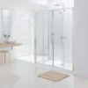 Lakes 1800mm Showering Spaces Semi-Frameless Double Sliding Door, Classic Collection