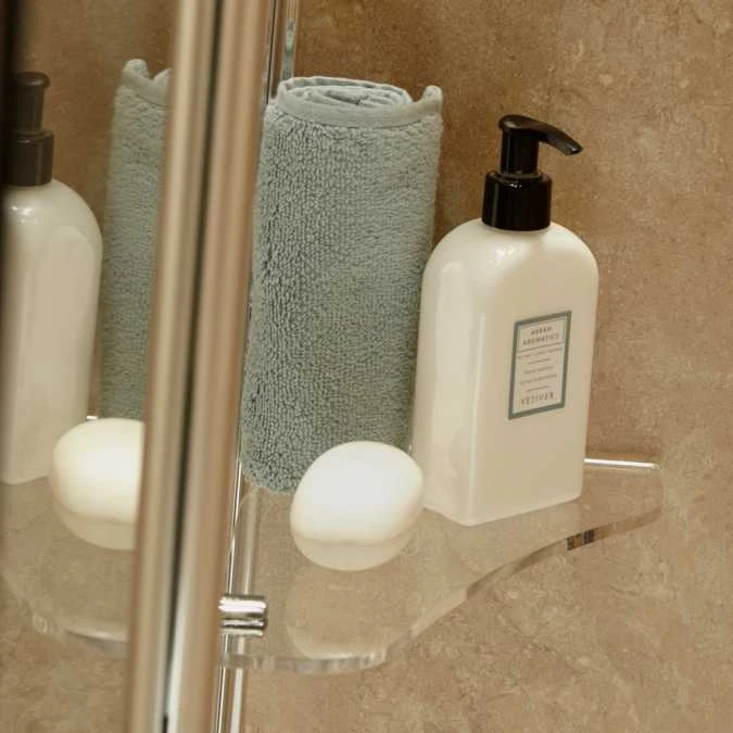 Sommer Extended Radius Over Bath Screen With Fixed Panel 2 Sommer Extended Radius Over Bath Screen With Fixed Panel - Image 2