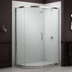 Sommer8 1000 X 800 Single Door Offset Quadrant Shower Enclosure