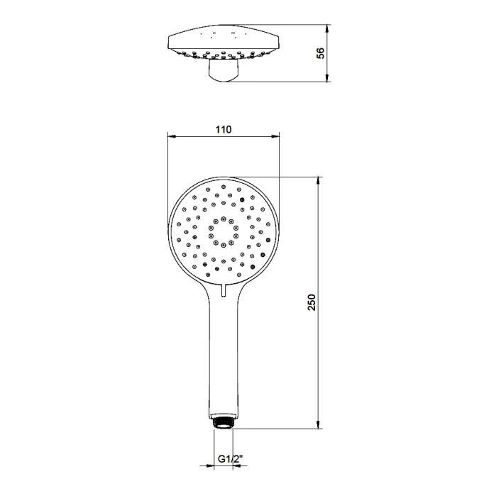 Villeroy & Boch Complete Concealed Shower Set Square Chrome 8 Villeroy & Boch Complete Concealed Shower Set Square Chrome - Image 8