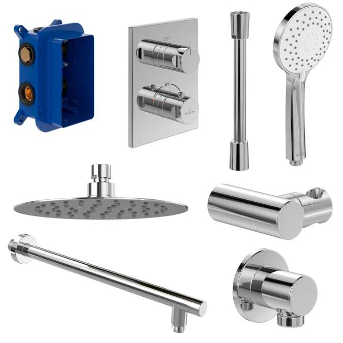 Villeroy & Boch Complete Concealed Shower Set Round Chrome 4 Villeroy & Boch Complete Concealed Shower Set Round Chrome - Image 4