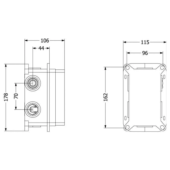 Villeroy & Boch Complete Concealed Shower Set With Riser Rail Round Chrome 2 Villeroy & Boch Complete Concealed Shower Set With Riser Rail Round Chrome - Image 2
