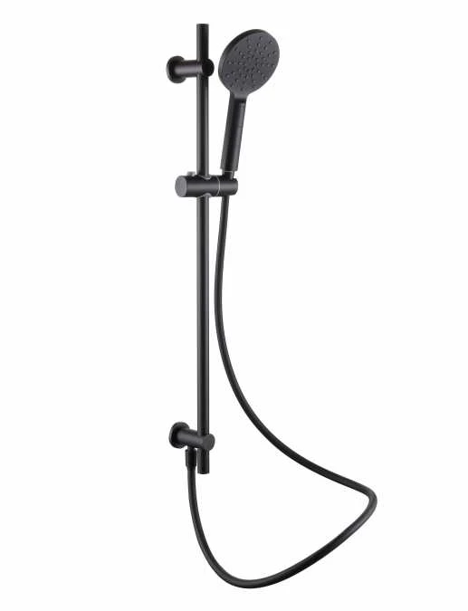 Black Dual Concealed Shower Kit Including Valves, Hand Set, Fixed Head & Arm - The White Space 4 Black Dual Concealed Shower Kit Including Valves, Hand Set, Fixed Head & Arm - The White Space - Image 4